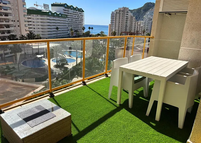 Ambar Beach Vistas Al Mar 1 Habitacion Piscina Y Garaje